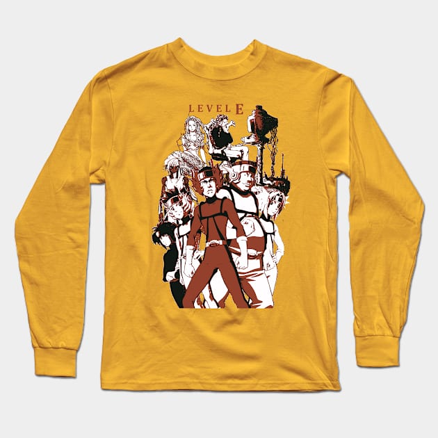 Level E Color rangers Long Sleeve T-Shirt by Blow.indumentaria